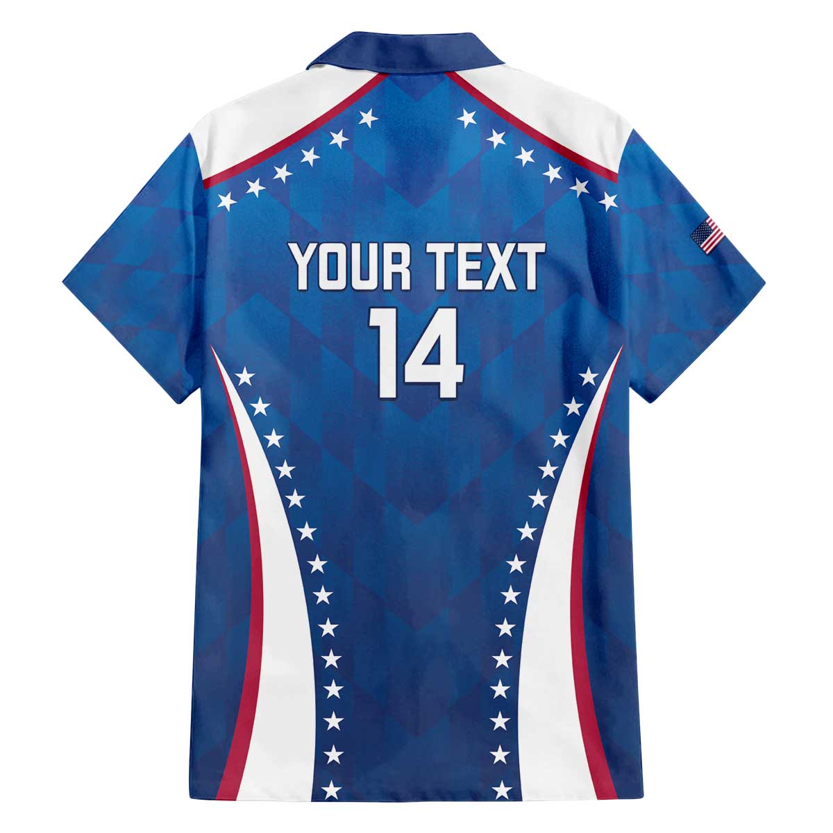 Custom USA 2025 Volleyball Family Matching Off The Shoulder Long Sleeve Dress and Hawaiian Shirt Sporty Style