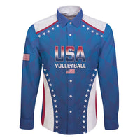 Custom USA 2025 Volleyball Family Matching Short Sleeve Bodycon Dress and Hawaiian Shirt Sporty Style