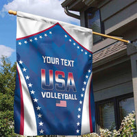 Custom USA 2025 Volleyball Garden Flag Sporty Style