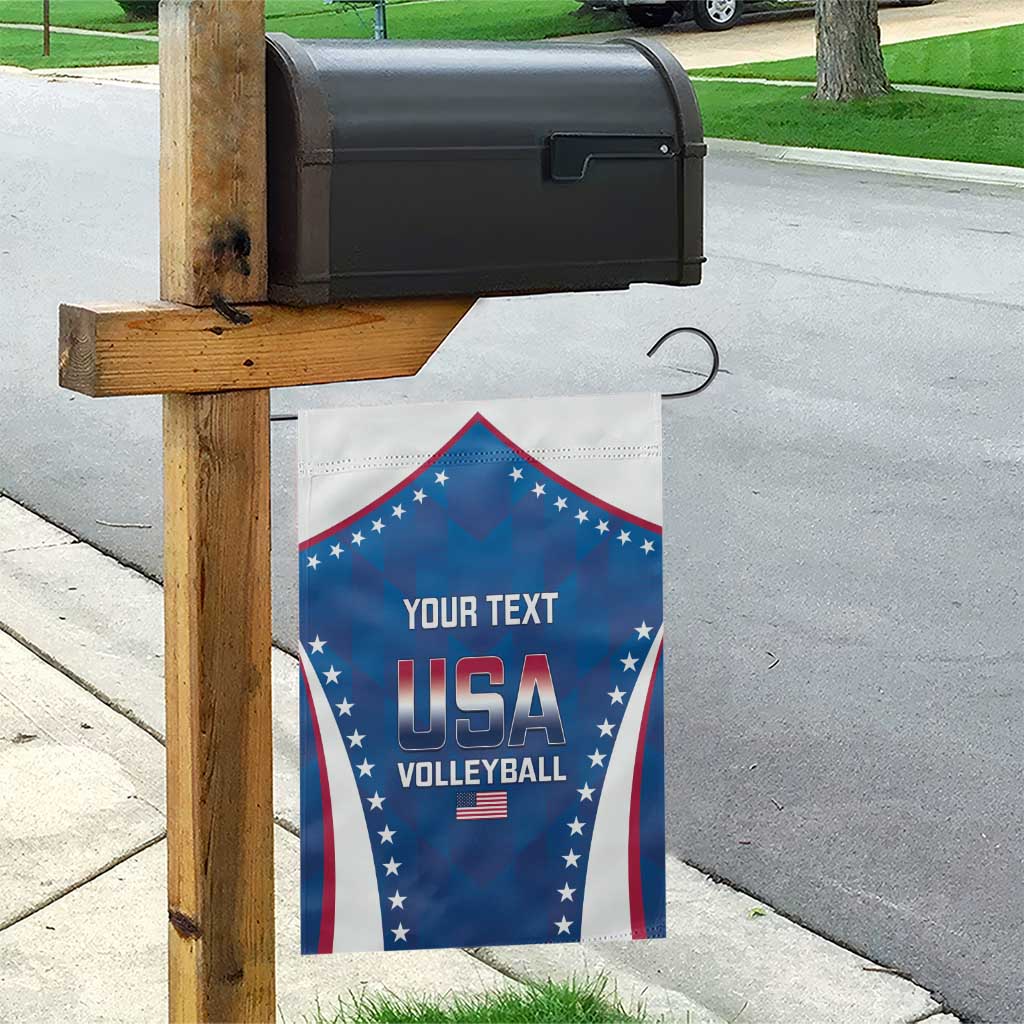 Custom USA 2025 Volleyball Garden Flag Sporty Style