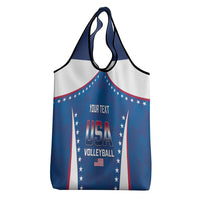Custom USA 2025 Volleyball Grocery Bag Sporty Style