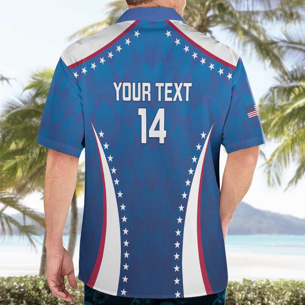Custom USA 2025 Volleyball Hawaiian Shirt Sporty Style