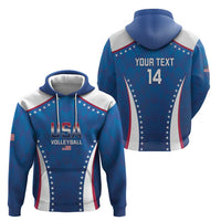 Custom USA 2025 Volleyball Hoodie Sporty Style