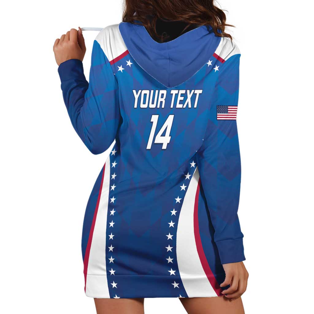Custom USA 2025 Volleyball Hoodie Dress Sporty Style