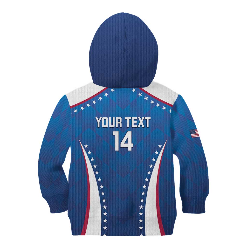 Custom USA 2025 Volleyball Kid Hoodie Sporty Style
