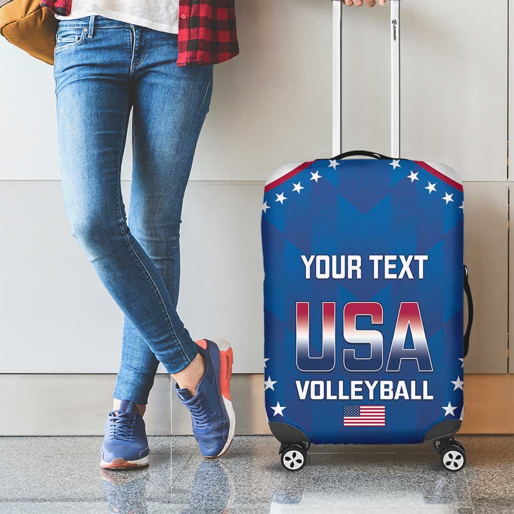Custom USA 2025 Volleyball Luggage Cover Sporty Style