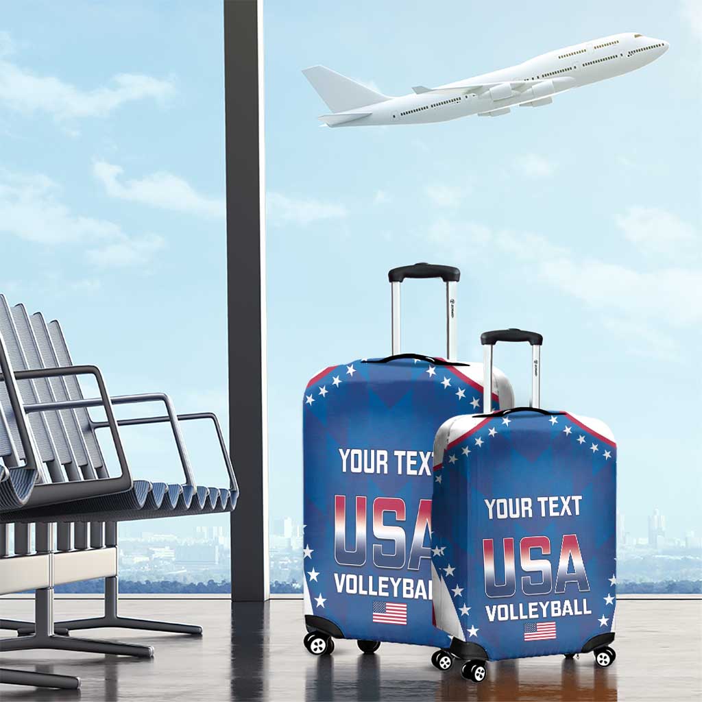 Custom USA 2025 Volleyball Luggage Cover Sporty Style