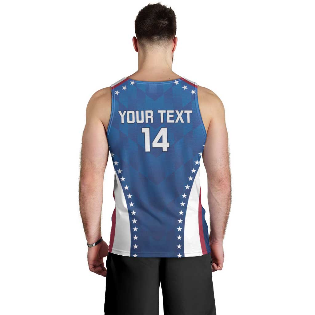 Custom USA 2025 Volleyball Men Tank Top Sporty Style