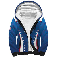 Custom USA 2025 Volleyball Sherpa Hoodie Sporty Style
