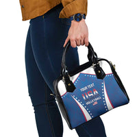 Custom USA 2025 Volleyball Shoulder Handbag Sporty Style