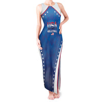 Custom USA 2025 Volleyball Tank Maxi Dress Sporty Style