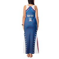 Custom USA 2025 Volleyball Tank Maxi Dress Sporty Style