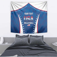 Custom USA 2025 Volleyball Tapestry Sporty Style