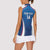 Custom USA 2025 Volleyball Women Sleeveless Polo Shirt Sporty Style