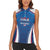 Custom USA 2025 Volleyball Women Sleeveless Polo Shirt Sporty Style
