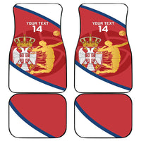 Custom Serbia Volleyball Car Mats 2025 Go Champions