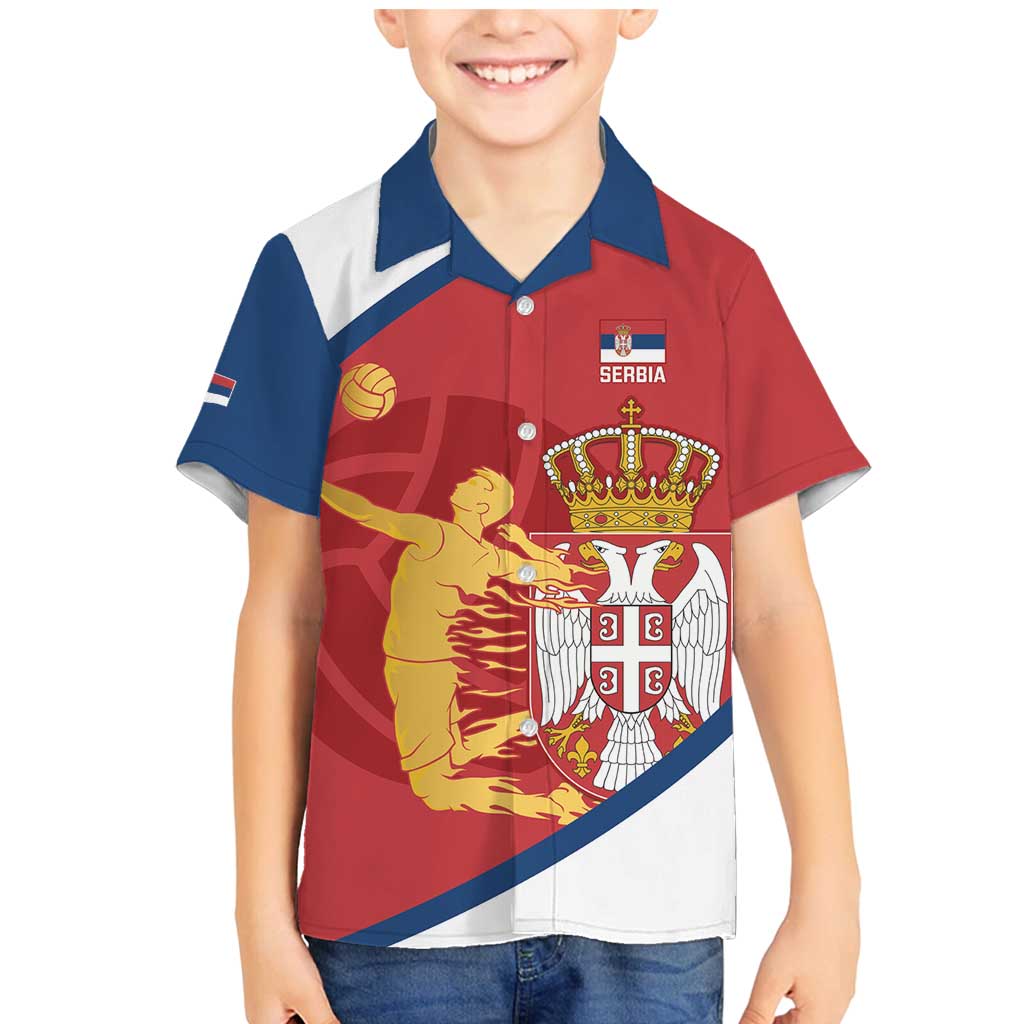 Custom Serbia Volleyball Family Matching Mermaid Dress and Hawaiian Shirt 2025 Go Champions