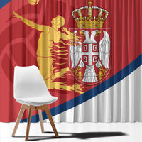 Custom Serbia Volleyball Window Curtain 2025 Go Champions