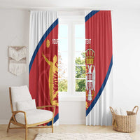 Custom Serbia Volleyball Window Curtain 2025 Go Champions