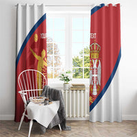 Custom Serbia Volleyball Window Curtain 2025 Go Champions