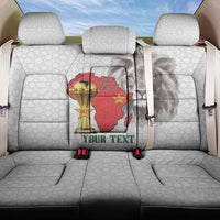 Morocco Football Custom Back Car Seat Cover Atlas Lions Champions African White Islamic Pattern