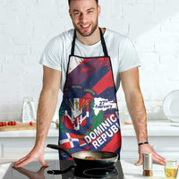 Dominican Republic Independence Day Apron 27th February Coat Of Arms Grunge Texture