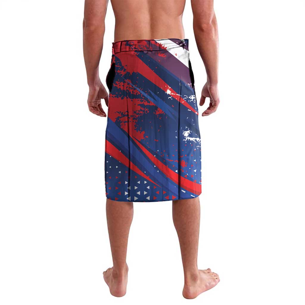 Dominican Republic Independence Day Lavalava 27th February Coat Of Arms Grunge Texture