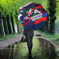 Dominican Republic Independence Day Umbrella 27th February Coat Of Arms Grunge Texture