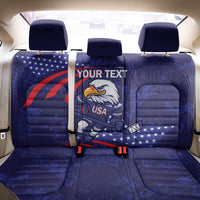 Custom USA Ice Hockey Back Car Seat Cover United States Eagle Mascot