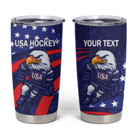 Custom USA Ice Hockey Tumbler Cup United States Eagle Mascot