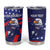 Custom USA Ice Hockey Tumbler Cup United States Eagle Mascot
