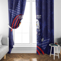 Custom USA Ice Hockey Window Curtain United States Eagle Mascot