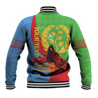Personalised Eritrea Independence Day Baseball Jacket Shida Shoes One People One Heart