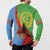Personalised Eritrea Independence Day Button Sweatshirt Shida Shoes One People One Heart