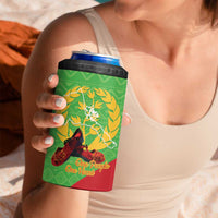 Personalised Eritrea Independence Day 4 in 1 Can Cooler Tumbler Shida Shoes One People One Heart