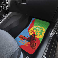 Personalised Eritrea Independence Day Car Mats Shida Shoes One People One Heart