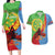 Personalised Eritrea Independence Day Couples Matching Long Sleeve Bodycon Dress and Hawaiian Shirt Shida Shoes One People One Heart