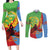 Personalised Eritrea Independence Day Couples Matching Long Sleeve Bodycon Dress and Long Sleeve Button Shirt Shida Shoes One People One Heart