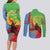 Personalised Eritrea Independence Day Couples Matching Long Sleeve Bodycon Dress and Long Sleeve Button Shirt Shida Shoes One People One Heart