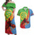 Personalised Eritrea Independence Day Couples Matching Off Shoulder Maxi Dress and Hawaiian Shirt Shida Shoes One People One Heart