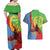 Personalised Eritrea Independence Day Couples Matching Off Shoulder Maxi Dress and Hawaiian Shirt Shida Shoes One People One Heart