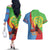 Personalised Eritrea Independence Day Couples Matching Off The Shoulder Long Sleeve Dress and Hawaiian Shirt Shida Shoes One People One Heart