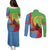 Personalised Eritrea Independence Day Couples Matching Puletasi and Long Sleeve Button Shirt Shida Shoes One People One Heart