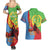 Personalised Eritrea Independence Day Couples Matching Summer Maxi Dress and Hawaiian Shirt Shida Shoes One People One Heart