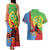 Personalised Eritrea Independence Day Couples Matching Tank Maxi Dress and Hawaiian Shirt Shida Shoes One People One Heart