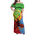 Personalised Eritrea Independence Day Family Matching Off Shoulder Maxi Dress and Hawaiian Shirt Shida Shoes One People One Heart