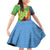 Personalised Eritrea Independence Day Family Matching Off Shoulder Short Dress and Hawaiian Shirt Shida Shoes One People One Heart