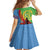 Personalised Eritrea Independence Day Family Matching Off Shoulder Short Dress and Hawaiian Shirt Shida Shoes One People One Heart