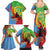 Personalised Eritrea Independence Day Family Matching Summer Maxi Dress and Hawaiian Shirt Shida Shoes One People One Heart