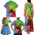 Personalised Eritrea Independence Day Family Matching Tank Maxi Dress and Hawaiian Shirt Shida Shoes One People One Heart